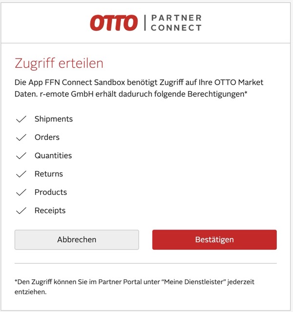 Otto Partner Connect Portal